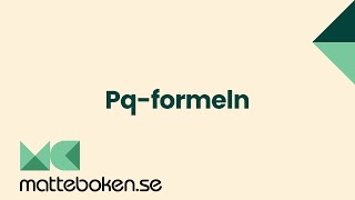 Pqformeln  Matte 2 [upl. by Ahrat]