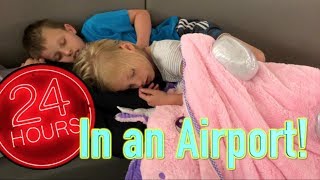 24 hours in the Airport with Ninja Kidz tv [upl. by Abas]