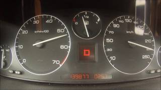 Peugeot 607 30 V6 Top Speed [upl. by Deehsar]