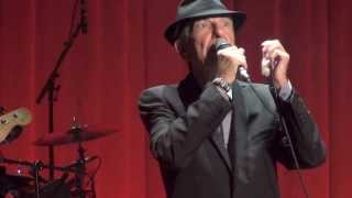 Leonard Cohen So long Marianne Dublin 11092013 [upl. by Fachini]