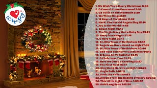 25 Popular Christmas Songs and Christmas Carols 🔥 Fireplace Christmas Music Playlist [upl. by Syst499]