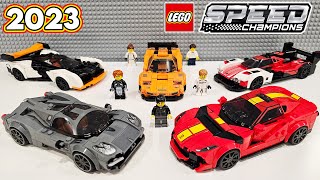 2023 LEGO Speed Champions Collection Overview [upl. by Nahtonoj431]