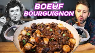 Julia Childs Boeuf Bourguignon  Jamie amp Julia [upl. by Roede]