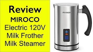 Review Miroco Milk Frother  How to make froth milk at home [upl. by Franky]