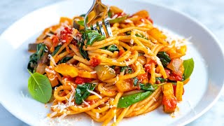 Easy Veggie Spaghetti Recipe [upl. by Billat239]