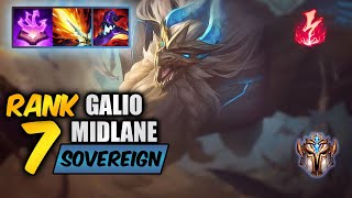 Wild Rift Galio rank 7 EUW  S15 rank game  build [upl. by Namsaj]