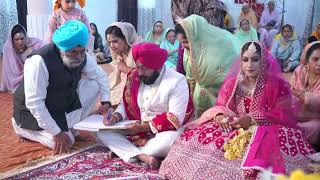 WEDDING CEREMONY PART  1  INDERJEET WEDS HARNEET  4TH DECEMBER 2022  INNEET [upl. by Sparhawk]