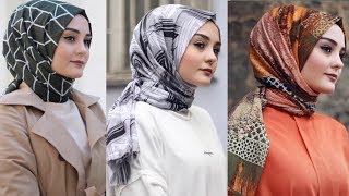 Top 5 Hijab Tutorial 2018 Simple For Round Face  The Best Hijab Style 2018 sherzoidgames [upl. by Cirre]