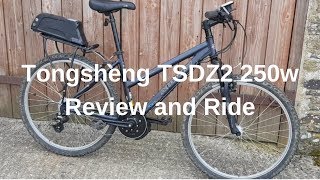 Tongsheng TSDZ2 review and ride [upl. by Nagek410]