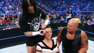 CM PUNK SHAVING SERENAS HEAD WWE SMACKDOWN [upl. by Pearle]