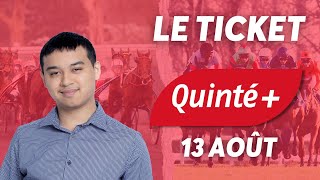 PRONOSTICS QUINTÉ  DIMANCHE 13 AOÛT À DEAUVILLE [upl. by Nuri861]