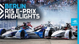 Race Highlights  2021 BMW i Berlin EPrix  Round 15 [upl. by Joannes]