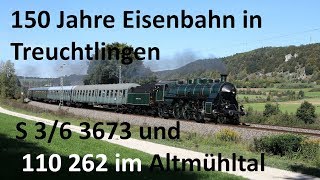 150 Jahre Eisenbahn in Treuchtlingen  S 36 im Altmühltal am 29092019 [upl. by Langer]