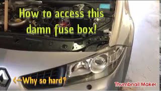 How to access fuses on your Renault [upl. by Otrebilif]