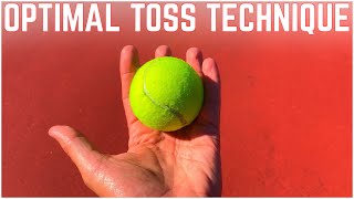 The Optimal Tennis Serve Toss Technique [upl. by Rosanne]