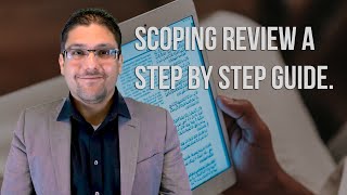 Scoping Review A Step By Step Guide Dr Hassaan Tohid [upl. by Niuqaoj897]