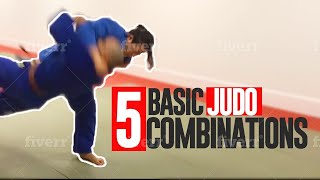 5 basic judo combinations everyone should know [upl. by Afrikah]