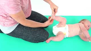 Baby Development  Talipes  MidFoot Stretch [upl. by Anih]