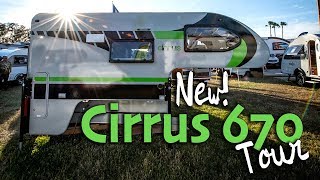 Cirrus 670720 Tour The new lightweight short bed truck camper [upl. by Akinar]