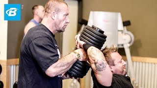 Bodybuilding Delts amp Triceps Workout  Dorian Yates Blood amp Guts [upl. by Martynne]