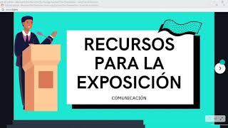 Recursos para la exposición cómo exponer de forma efectiva [upl. by Abbie]