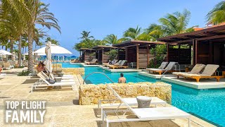 HYATT REGENCY ARUBA  Beachfront Family Resort  Full Tour in 4K [upl. by Cheke]