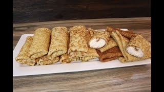 Russian Style Cooking Blini │Super easy Dessert Recipe [upl. by Rento]