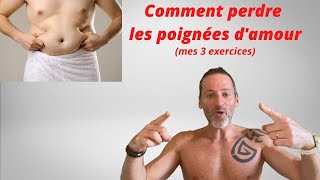 Comment perdre les poignées damour mes 3 exercices [upl. by Ecinrahs]