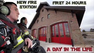 First 24 Hours in a New Fire Station  A Day in the Life [upl. by Akcinat45]