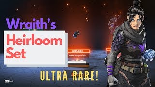 Apex Legends  Heirloom Set How to Get it and Equip the Kunai for Wraith [upl. by Nosidda]