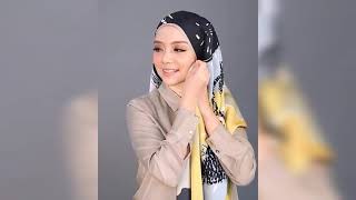 8 Hijab Tutorials for Simple Round Faces  The Best Hijab Style 2021 [upl. by Egamlat]