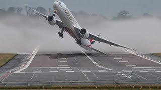 Scary Plane Crosswind Landings Compilation [upl. by Asereht]