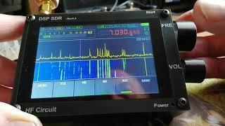 Overview of the Malahit Clone SDR receiver with basic quotdemoquot firmware CW and SSB [upl. by Tnilk]