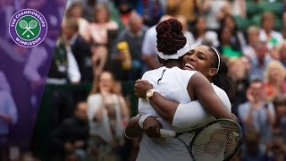 Serena and Venus Williams best Wimbledon shots [upl. by Nevaed]