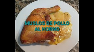 MUSLOS DE POLLO AL HORNO [upl. by Eendyc]