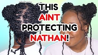 TOP 3 WORST PROTECTIVE STYLES FOR NATURAL HAIR [upl. by Uttasta]