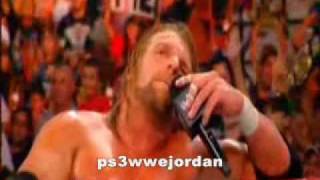 TRIPLE H FUNNY MOMENT DX RETURNING 2009 [upl. by Amadis7]