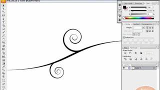 Vector Swirls Swooshes and Florals Illustrator Tutorial [upl. by Ennovehs]