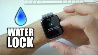 How to Turn ON or OFF Apple Watch Water Lock  What is it for [upl. by Elades]