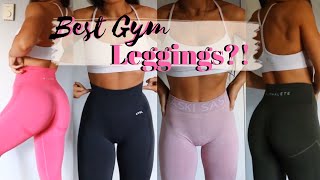 Trying Instagram Hyped Leggings  LEGGING TRY ON HAUL [upl. by Kohn481]