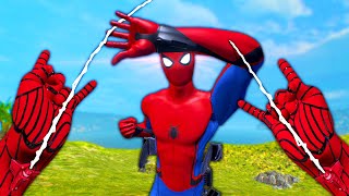 Fighting SPIDERMAN in Virtual Reality  Boneworks VR Multiplayer [upl. by Anuska]