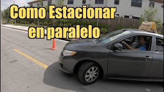 Estacionamiento paralelo trucos  Cómo alinearse correctamenteAutoParqueomanejo [upl. by Toolis]