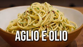 Spaghetti Aglio E Olio  Garlic And Oil Pasta Recipe [upl. by Eelahc]