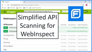 Simplified API Scanning for WebInspect [upl. by Aimit]