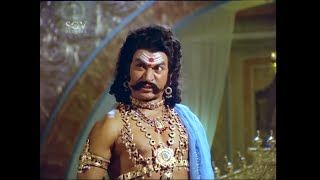 DrRajkumar Nostalgic Powerful Dialogue Scene  Bhaktha Prahlada Kannada Movie Best Scene [upl. by Ehtnax348]