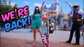 Our EMOTIONAL Return To Disneyland After 447 days  Disneyland Vlog [upl. by Acirea]