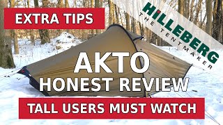 Hilleberg Akto Tent  Honest Review [upl. by Onibas]