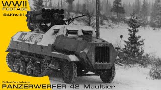 Panzerwerfer  Nebelwerfer Footage [upl. by Jacinthe175]