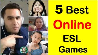 247  Top 5 Online English Teaching Games [upl. by Shrier]