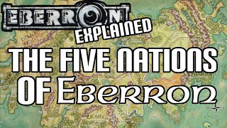 Eberron Lore  The Nations of Khorvaire Dungeons amp Dragons [upl. by Ahseinat]